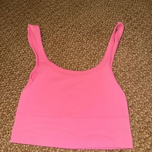 Dennys Pink Crop Top